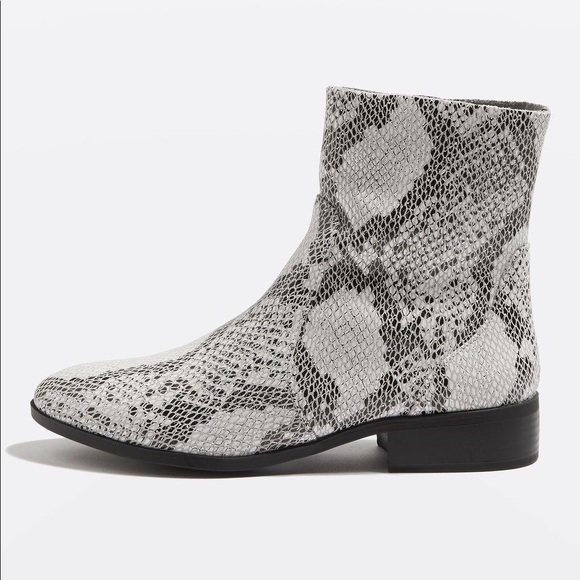 topshop snakeskin boots